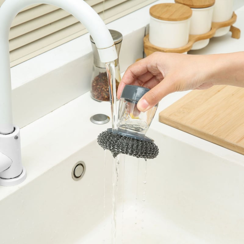 Soap-Dispensing Dish Scrubber gallery 02