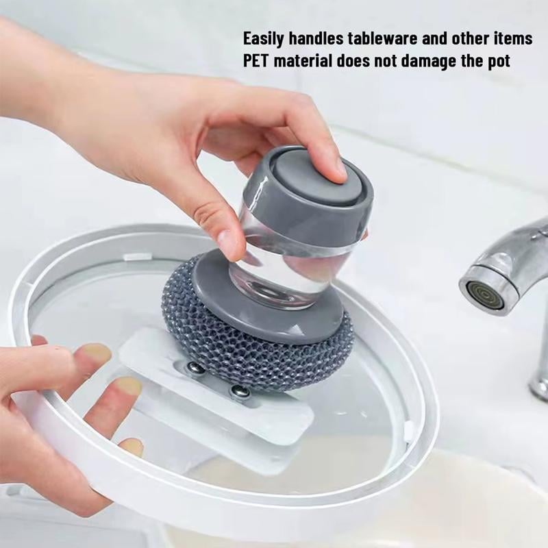 Soap-Dispensing Dish Scrubber gallery 01