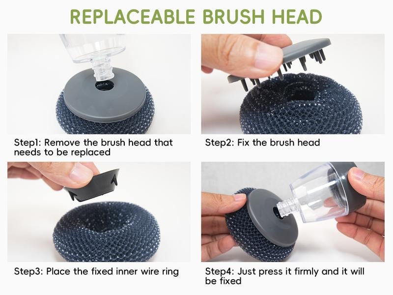 Soap-Dispensing Dish Scrubber gallery 06