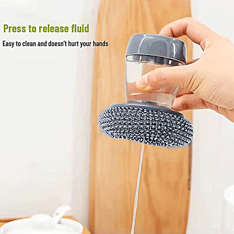 Soap-Dispensing Dish Scrubber gallery 10